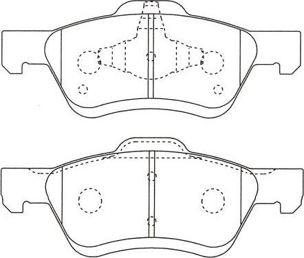 Kavo Parts BP-4577 - Тормозные колодки, дисковые, комплект autospares.lv