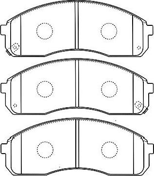 Kavo Parts BP-4008 - Тормозные колодки, дисковые, комплект autospares.lv