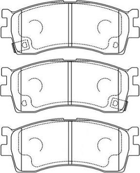 Kavo Parts BP-4007 - Тормозные колодки, дисковые, комплект autospares.lv