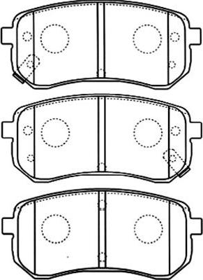 Kavo Parts BP-4014 - Тормозные колодки, дисковые, комплект autospares.lv