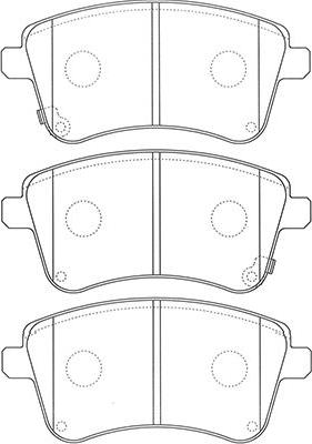 Kavo Parts BP-4025 - Тормозные колодки, дисковые, комплект autospares.lv