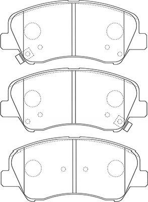 Kavo Parts BP-4026 - Тормозные колодки, дисковые, комплект autospares.lv