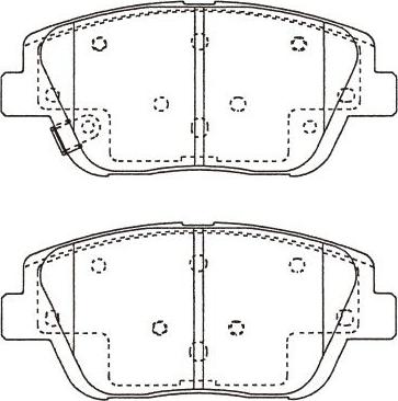 Kavo Parts BP-4028 - Тормозные колодки, дисковые, комплект autospares.lv