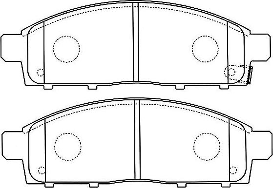 Kavo Parts BP-5552 - Тормозные колодки, дисковые, комплект autospares.lv