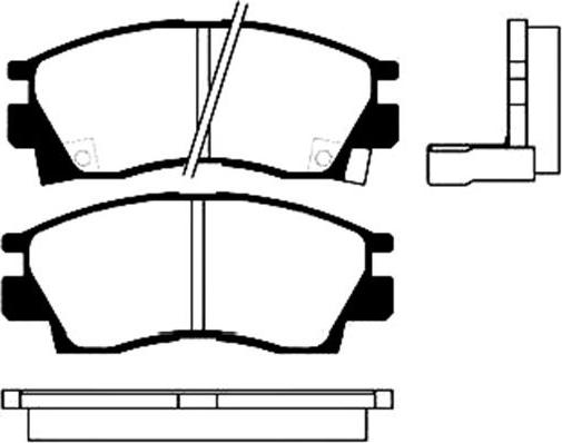 Rameder T0610665 - Тормозные колодки, дисковые, комплект autospares.lv