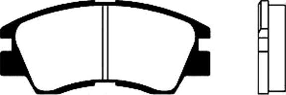 Kavo Parts BP-5507 - Тормозные колодки, дисковые, комплект autospares.lv