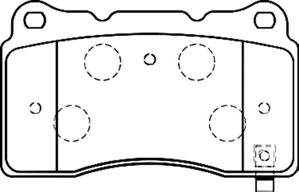 Kavo Parts BP-5539 - Тормозные колодки, дисковые, комплект autospares.lv