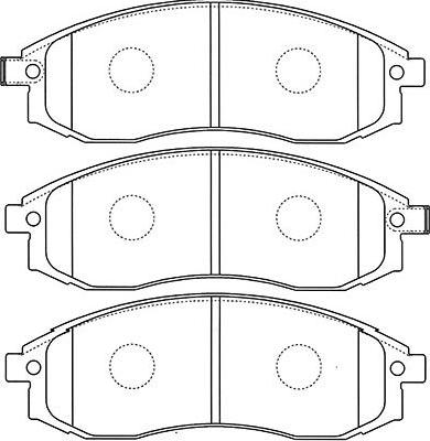 Kavo Parts BP-5535 - Тормозные колодки, дисковые, комплект autospares.lv