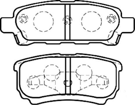 Kavo Parts BP-5538 - Тормозные колодки, дисковые, комплект autospares.lv