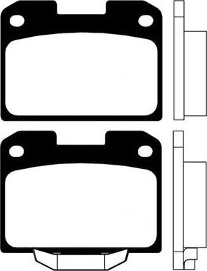 Herth+Buss Jakoparts J3615006 - Тормозные колодки, дисковые, комплект autospares.lv