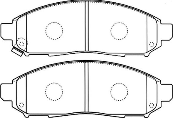 Kavo Parts BP-6594 - Тормозные колодки, дисковые, комплект autospares.lv