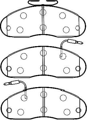 Kavo Parts BP-6598 - Тормозные колодки, дисковые, комплект autospares.lv