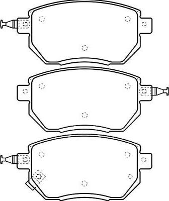 Kavo Parts BP-6593 - Тормозные колодки, дисковые, комплект autospares.lv