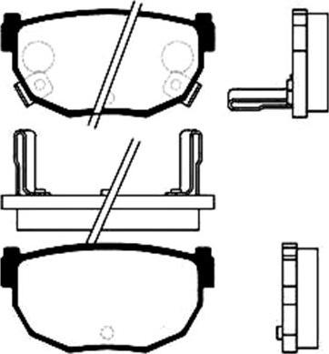 Kavo Parts BP-6542 - Тормозные колодки, дисковые, комплект autospares.lv