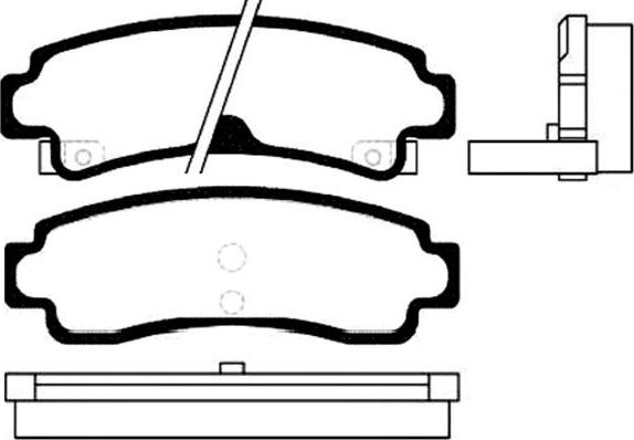 Kavo Parts BP-6550 - Тормозные колодки, дисковые, комплект autospares.lv