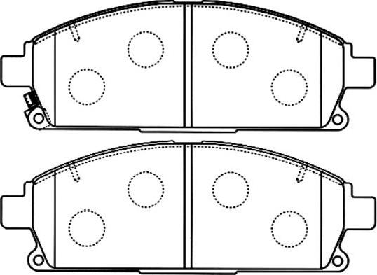 Kavo Parts BP-6568 - Тормозные колодки, дисковые, комплект autospares.lv