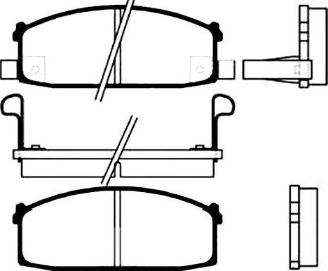 Kavo Parts BP-6509 - Тормозные колодки, дисковые, комплект autospares.lv