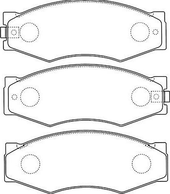 Kavo Parts BP-6506 - Тормозные колодки, дисковые, комплект autospares.lv