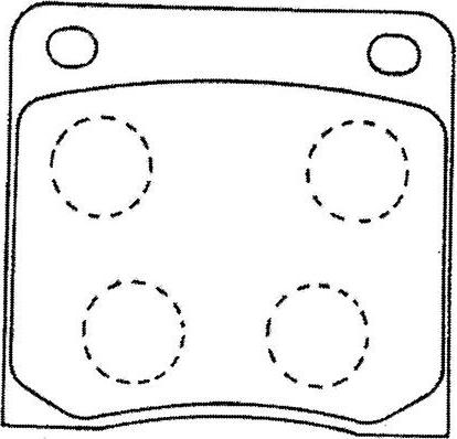 Kavo Parts BP-6584 - Тормозные колодки, дисковые, комплект autospares.lv