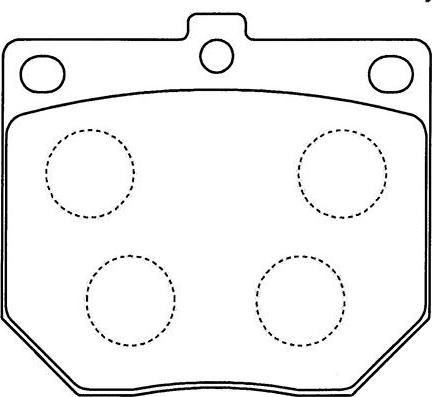 FORMA FDP80 - Тормозные колодки, дисковые, комплект autospares.lv