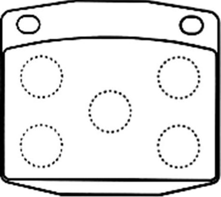 Kavo Parts BP-6586 - Тормозные колодки, дисковые, комплект autospares.lv