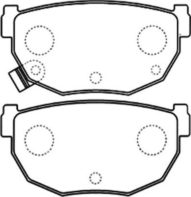 Kavo Parts BP-6588 - Тормозные колодки, дисковые, комплект autospares.lv