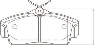 Kavo Parts BP-6535 - Тормозные колодки, дисковые, комплект autospares.lv