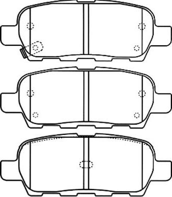 Kavo Parts BP-6571 - Тормозные колодки, дисковые, комплект autospares.lv