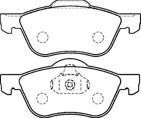 Kavo Parts BP-6572 - Тормозные колодки, дисковые, комплект autospares.lv