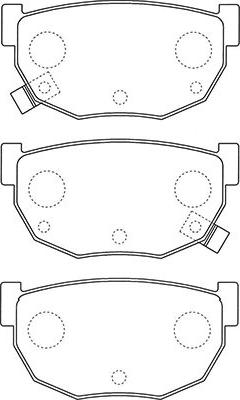 Kavo Parts BP-6609 - Тормозные колодки, дисковые, комплект autospares.lv