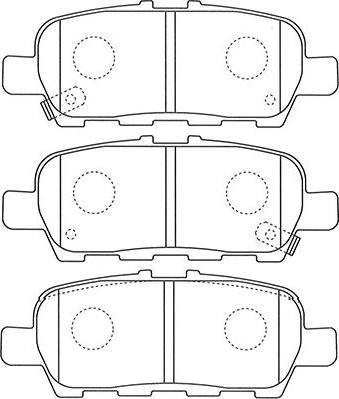 Kavo Parts BP-6605 - Тормозные колодки, дисковые, комплект autospares.lv