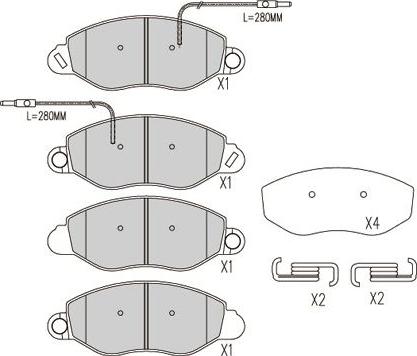 Kavo Parts BP-6614 - Тормозные колодки, дисковые, комплект autospares.lv