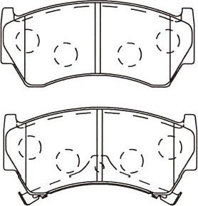 Aisin B1N237 - Тормозные колодки, дисковые, комплект autospares.lv