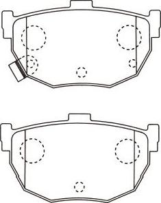 Kavo Parts BP-6617 - Тормозные колодки, дисковые, комплект autospares.lv