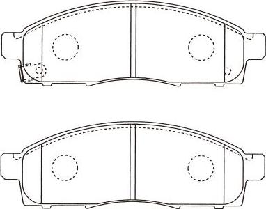 Kavo Parts BP-6631 - Тормозные колодки, дисковые, комплект autospares.lv