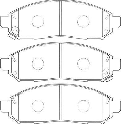 Kavo Parts BP-6620 - Тормозные колодки, дисковые, комплект autospares.lv