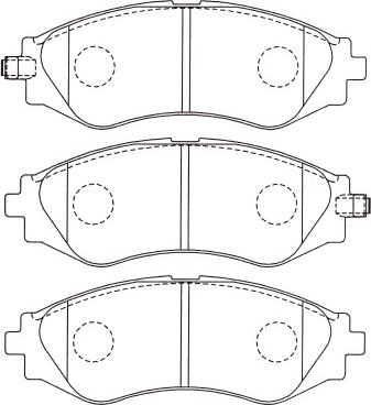 Kavo Parts BP-1003 - Тормозные колодки, дисковые, комплект autospares.lv