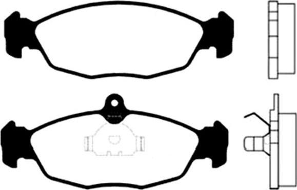 Kavo Parts BP-1002 - Тормозные колодки, дисковые, комплект autospares.lv