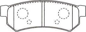Kavo Parts BP-1019 - Тормозные колодки, дисковые, комплект autospares.lv