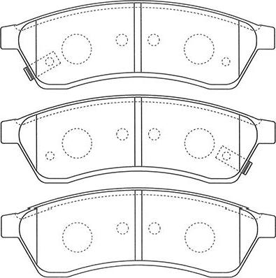 Kavo Parts BP-1015 - Тормозные колодки, дисковые, комплект autospares.lv