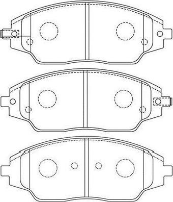 Kavo Parts BP-1018 - Тормозные колодки, дисковые, комплект autospares.lv