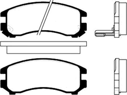 Kavo Parts BP-8503 - Тормозные колодки, дисковые, комплект autospares.lv