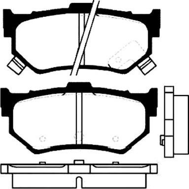 Jurid 28 411 00 - Тормозные колодки, дисковые, комплект autospares.lv