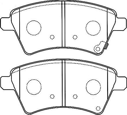 Kavo Parts BP-8529 - Тормозные колодки, дисковые, комплект autospares.lv