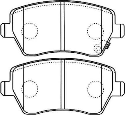 Kavo Parts BP-8526 - Тормозные колодки, дисковые, комплект autospares.lv