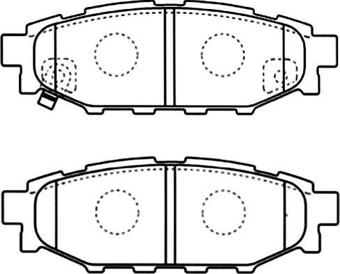 Kavo Parts BP-8021 - Тормозные колодки, дисковые, комплект autospares.lv