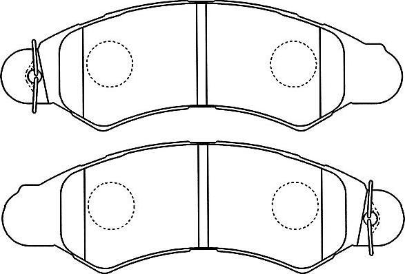 Kavo Parts BP-8022 - Тормозные колодки, дисковые, комплект autospares.lv