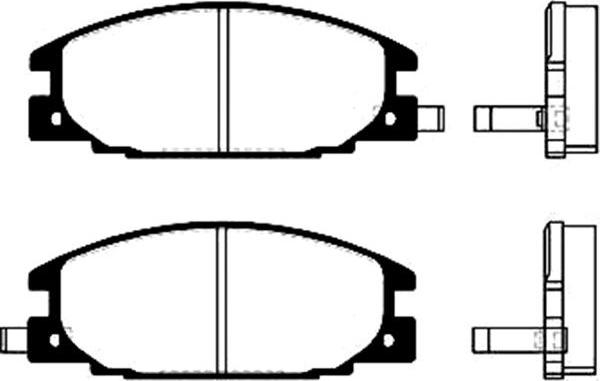 Kavo Parts BP-3500 - Тормозные колодки, дисковые, комплект autospares.lv