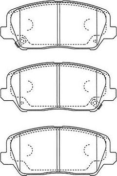 Kavo Parts BP-3049 - Тормозные колодки, дисковые, комплект autospares.lv