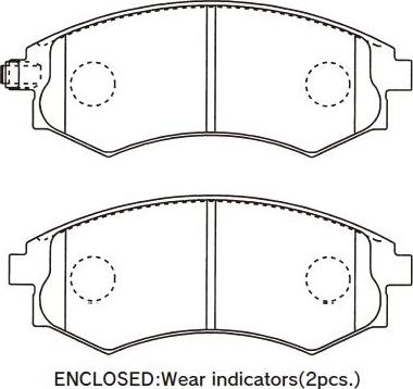 Kavo Parts BP-3041 - Тормозные колодки, дисковые, комплект autospares.lv